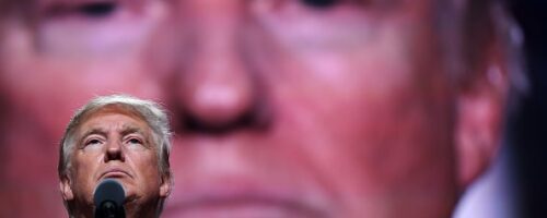 Kto ma&nbsp;problem z&nbsp;Trumpem? — ilustracja