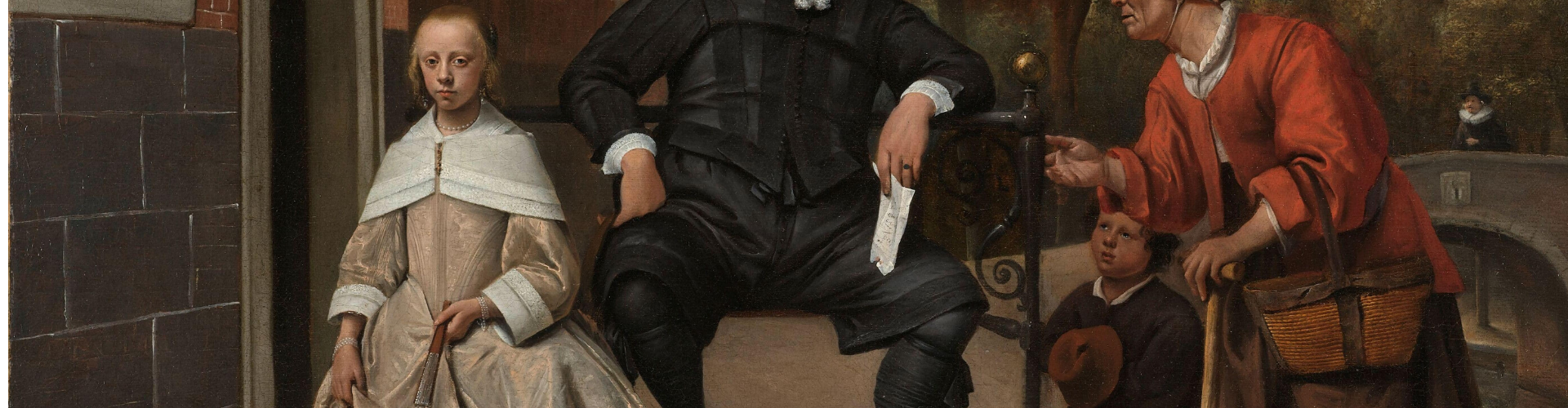 Jan Steen, Adolf Croeser i jego córka Catharina / Burmistrz Delft z córką, 1655 r.