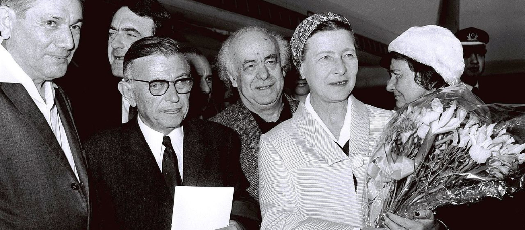 Simone de Beauvoir i Jean Paul Sartre w Izraelu (fot. Government Press Office (Israel), CC BY-SA 3.0 Wikimedia Commons)