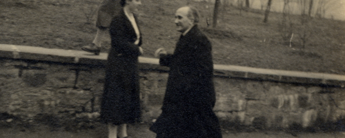 Romano Guardini na zamku Rothenfels (fot. Dr. Johannes Schneider, CC BY-SA 3.0 Wikimedia Commons)