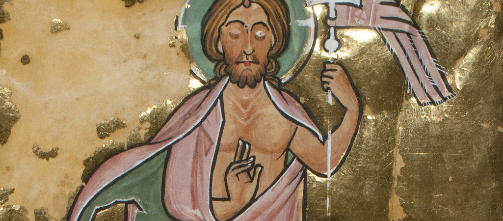 Tradycyjne przedstawienie zmartwychwstania, psałterz niemiecki z XIII w. fot. Heritage Art