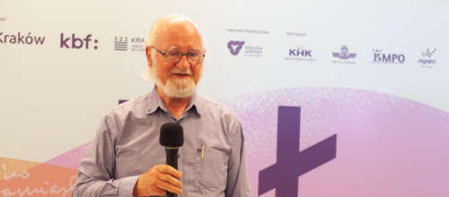 John F. Deane na Miłosz Festival w Krakowie, lipiec 2022 r. fot. Katarzyna Kukiełka dla KBF