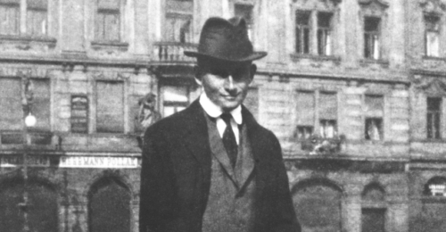 Franz Kafka w Pradze fot. Gamma-Keystone / Getty