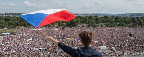 Poszukiwanie prezydenta wszystkich Czechów — ilustracja