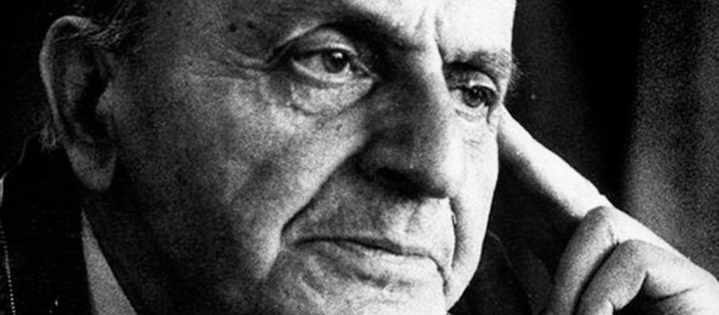 Constantin Noica fot. Dinu Lazăr, Public domain, via Wikimedia Commons