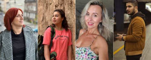 Iryna, Farangiz, Elena i Elshad – bohaterowie reportażu fot. archiwum autorki