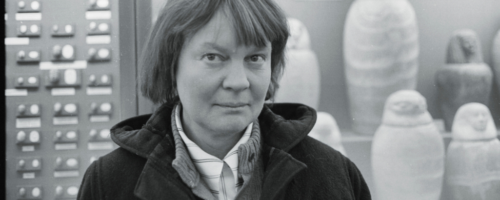 Iris Murdoch, 1977 r. fot. Sophie Bassouls / Sygma / Getty