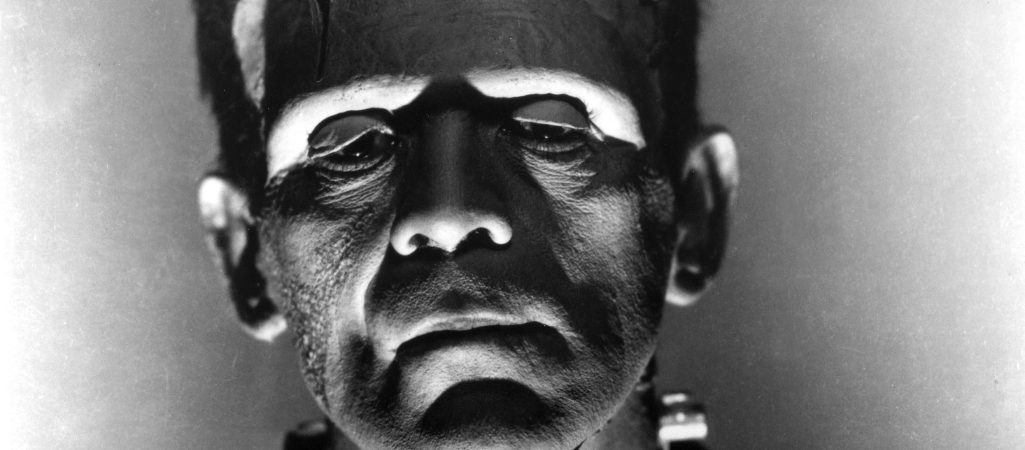 Boris Karloff jako monstrum w klasycznym filmie "Frankenstein" z 1931 r. fot. FlixPix / Alamy / BE&W