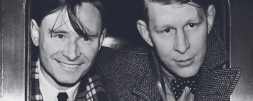 Christopher Isherwood i W.G. Auden wyruszają w podróż do Chin, Londyn, 1938 r. fot. Bettmann / Getty