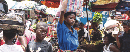 Targ Dove Cot we Freetown w Sierra Leone